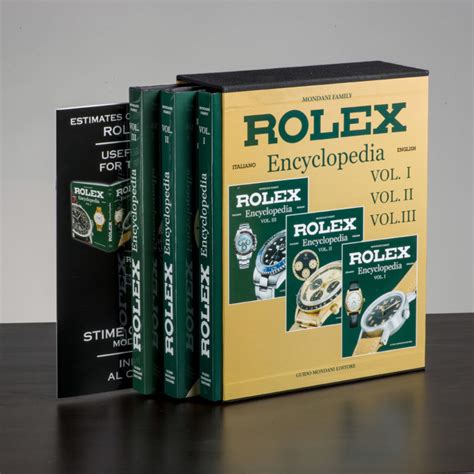 Rolex Encyclopedia with 3 books for collectors